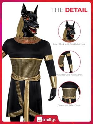 Egyptische God Anubis Kostuum - thumbnail