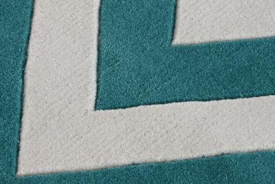 Tapijt DKD Home Decor Polyester Zig-zag Tweekleurig 120 x 180 x 2 cm