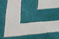 Tapijt DKD Home Decor Polyester Zig-zag Tweekleurig 120 x 180 x 2 cm - thumbnail