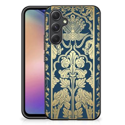 Samsung Galaxy A54 Bloemen Hoesje Beige Flowers Samsung Galaxy A54 Bloemen Hoesje Beige Flowers