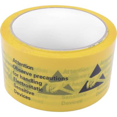 Quadrios ESD-tape Geel, Zwart (l x b) 50 m x 48 mm 1 stuk(s) Quadrios ESD-tape Geel, Zwart (l x b) 50 m x 48 mm 1 stuk(s)