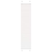 VidaXL Plissé rolgordijn 50x200 cm stofbreedte 49,4 cm polyester wit - thumbnail