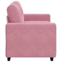 | Loveseat | met kussen Roze Fluweel - thumbnail