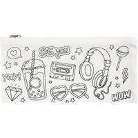 Creativ Company Etui, afm 11x23 cm, 210 gr, wit, 1 stuk - thumbnail