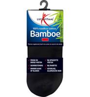 Lucovitaal Bamboe Enkelsokken Zwart 39-42 - thumbnail