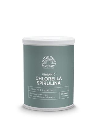 Mattisson Organic chlorella spirulina 125 Gram Mattisson Organic chlorella spirulina 125 Gram