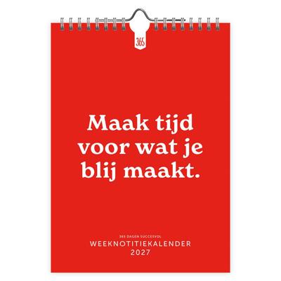 365 Dagen Succesvol Weeknotitiekalender 2027 365 Dagen Succesvol Weeknotitiekalender 2027
