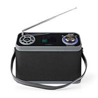 DAB+ Radio | Tafelmodel | DAB+ / FM | 2.4 " | Kleurenscherm | Batterij Gevoed / Netvoeding | Digitaal | 24 W | Bluetooth® | Koptelefoonoutput | Wekker | Slaaptimer | Handgreep | Zwart - thumbnail