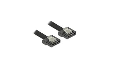 Delock 83839 SATA 6 Gb/s kabel 20cm zwart FLEXI