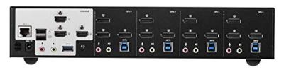 ATEN CS1964 4-poorts USB 3.0 4K DisplayPort KVM switch met 3-voudige weergave