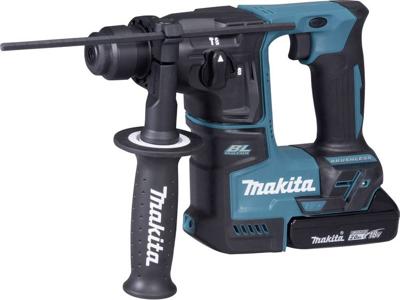 Makita DHR171RAJ SDS-Plus-Accu-boorhamer 18 V 2 Ah Li-ion Incl. 2 accus, Incl. koffer