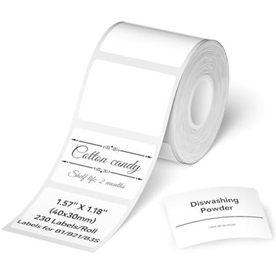 NIIMBOT A2A88608401 Wit 230 stuk(s) Prijslabels, Naametiketten