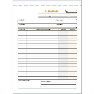 Factuurboek 15 x 21 cm (10 Stuks)