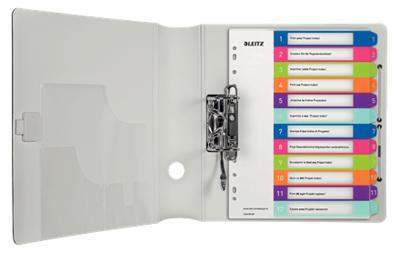 Leitz WOW printbare index, 12 tabs