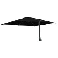 Tuinparasol Zwart 248.5 x 247.5 x 160 cm Stof - thumbnail