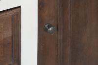 Dressoir DKD Home Decor Wit Donkerbruin Mangohout (180 x 46 x 83 cm) - thumbnail