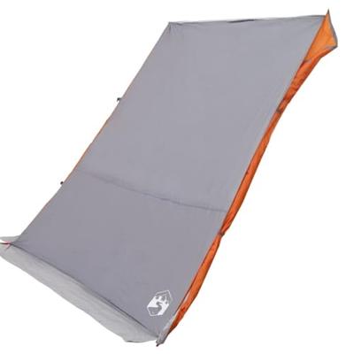VidaXL Achterkleptent met dak grijs en oranje 190 x 150 x 185 cm taft VidaXL Achterkleptent met dak grijs en oranje 190 x 150 x 185 cm taft