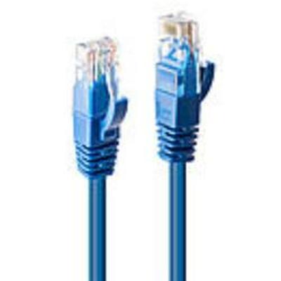 LINDY 48022 RJ45 Netwerkkabel, patchkabel CAT 6 U/UTP 10.00 m Blauw Onafgeschermd 1 stuk(s)