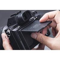 GGS Larmor 5e Generatie Glas Screen Protector en Zonneschermkap Set voor Nikon D5 - Transparant - thumbnail