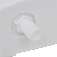 Toiletstortbak met watertoevoer onderin 3/6 L wit - thumbnail