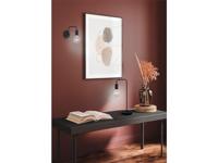 Trio Wand lampDiallo 15cm zwart - 208070132 - thumbnail