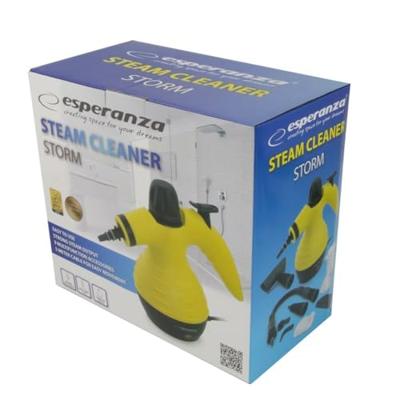 Esperanza EHS001 Stoomreiniger 0.35L Zwart, Geel 900W