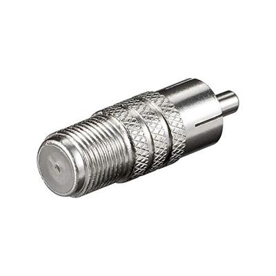 Goobay WE 3011 kabel-connector BNC-F FM > RCA M Roestvrijstaal