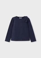 Mayoral Meisjes shirt lange mouw - Navy blauw - thumbnail