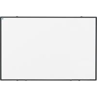Smit Visual Softline whiteboard, gelakt staal, magnetisch, zwart profiel, 90 x 60 cm - thumbnail