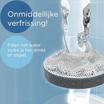 Waterfilterkaraf fresh black - thumbnail