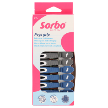 Sorbo Wasknijpers 20St Trendy Color