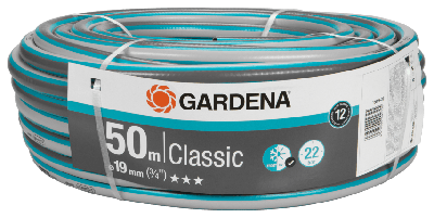 GARDENA Classic 19 mm (3/4 18025-20 Tuinslang Grijs, Blauw 19 mm 50 m 3/4 inch 1 stuk(s)
