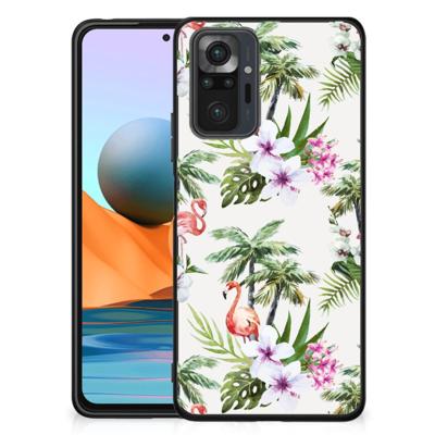 Xiaomi Redmi Note 10 Pro Dierenprint Telefoonhoesje Flamingo Palms Xiaomi Redmi Note 10 Pro Dierenprint Telefoonhoesje Flamingo Palms