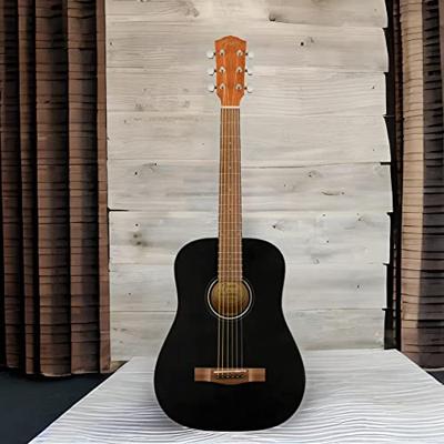 Fender FA-15 3/4 Steel Black westerngitaar met gigbag