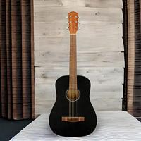 Fender FA-15 3/4 Steel Black westerngitaar met gigbag - thumbnail