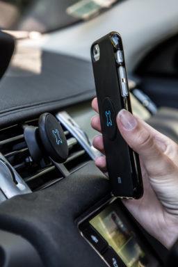 Steun voor mobiele telefoons Mobilis 044004 Zwart