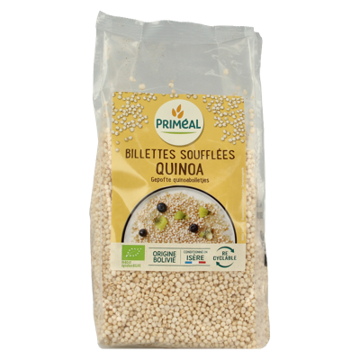 Gepofte quinoa bio 100 Gram Gepofte quinoa bio 100 Gram