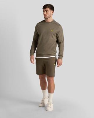 Lyle and Scott Crew Neck Fly Fleece Casual Sweater Heren M