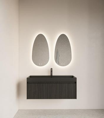 Badkamerspiegel Gliss Triton LED Verlichting 110x60 cm Gliss Design