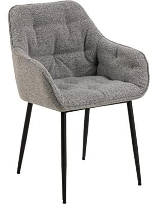 Sohome Eetkamerstoel 'Milly' Bouclé, kleur Grijs Sohome Eetkamerstoel 'Milly' Bouclé, kleur Grijs