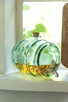 J-Line wijnvat - glas - transparant - 16 cm hoog - thumbnail