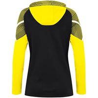 JAKO 6822D Jas Met Kap Performance Dames - Zwart/Zachtgeel - 36 - thumbnail