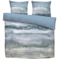 Dekbedovertrek Arles - wit/groen - 240x200/220 cm - Leen Bakker - thumbnail