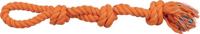 TRIXIE WERP FLOSTOUW 3-KNOOP ORANJE - thumbnail
