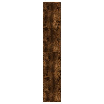 Boekenkast 100x33x187,5 cm bewerkt hout gerookt eikenkleurig