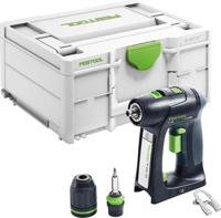 Festool C 18-Basic Accu Schroefboormachine 18V Basic Body in Systainer - 576434 - thumbnail