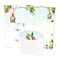 Briefpapier met enveloppen: Rien Poortvliet Kabouter - thumbnail