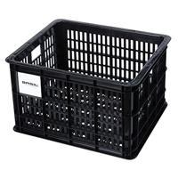 Basil fietskrat m - medium - 29.5 liter - zwart - thumbnail
