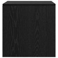 Salontafels 3 pcs Zwart eiken 45 x 45 x 45 cm Bewerkt hout - thumbnail