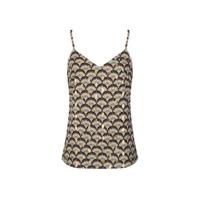 Lofty Manner spaghettitop Mariana met all over print groen - thumbnail